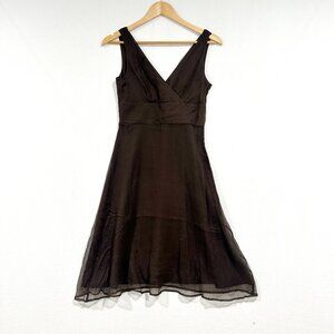 J CREW Silk Midi Dress Size P2